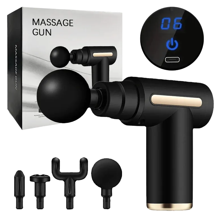 Portable Deep Tissue Massage Gun Adjustable Speed – AuraOfTech