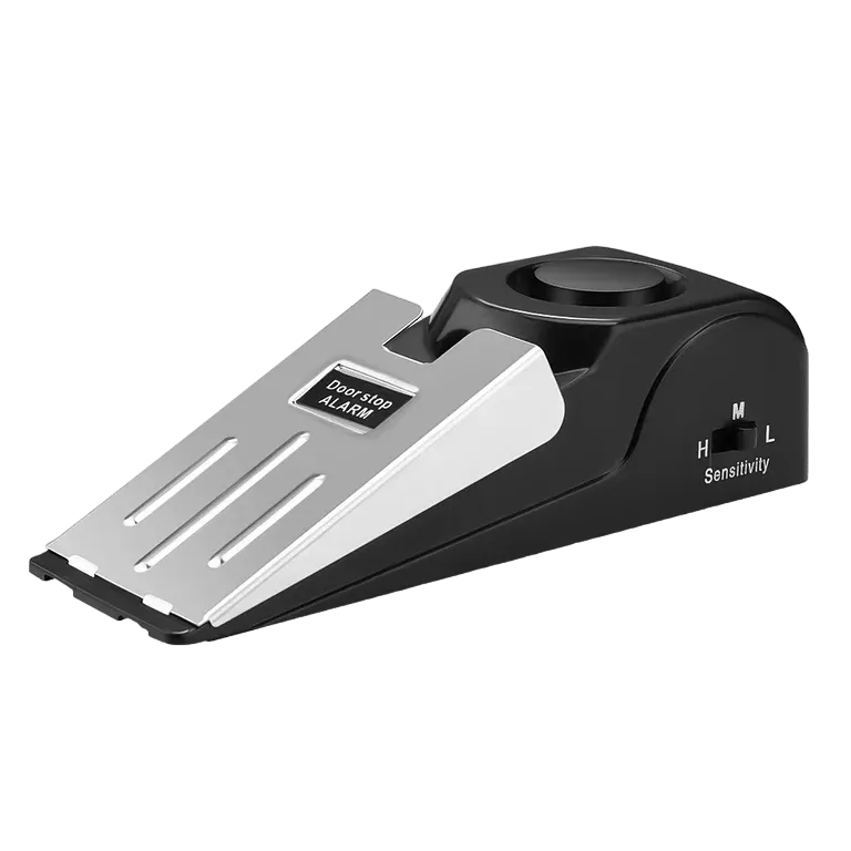 Portable Door Stop Alarm with 120dB Strong Security – AuraOfTech