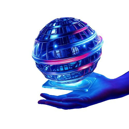 Hand-Controlled Flying Spinner: LED Boomerang Flyorb – AuraOfTech