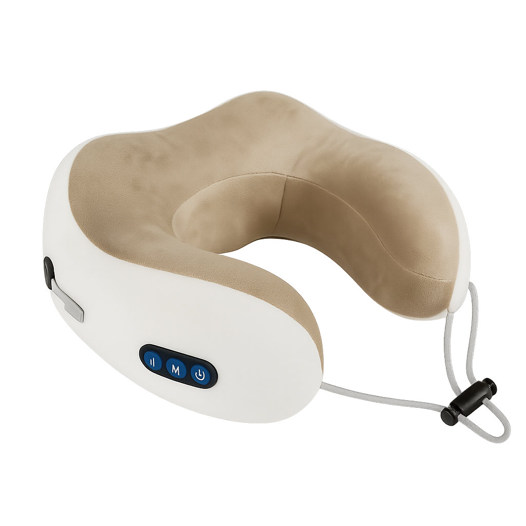 Electric U-Shaped Massager: Heated Memory Sponge for Neck & Shoulders – AuraOfTech