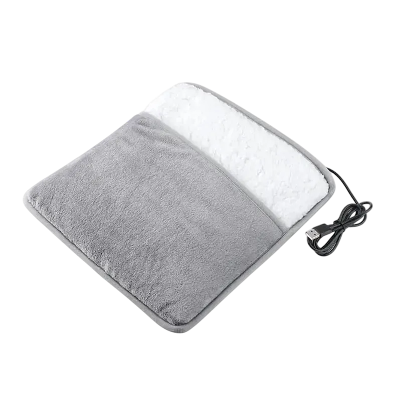 USB-Powered Plush Foot Warmer – AuraOfTech