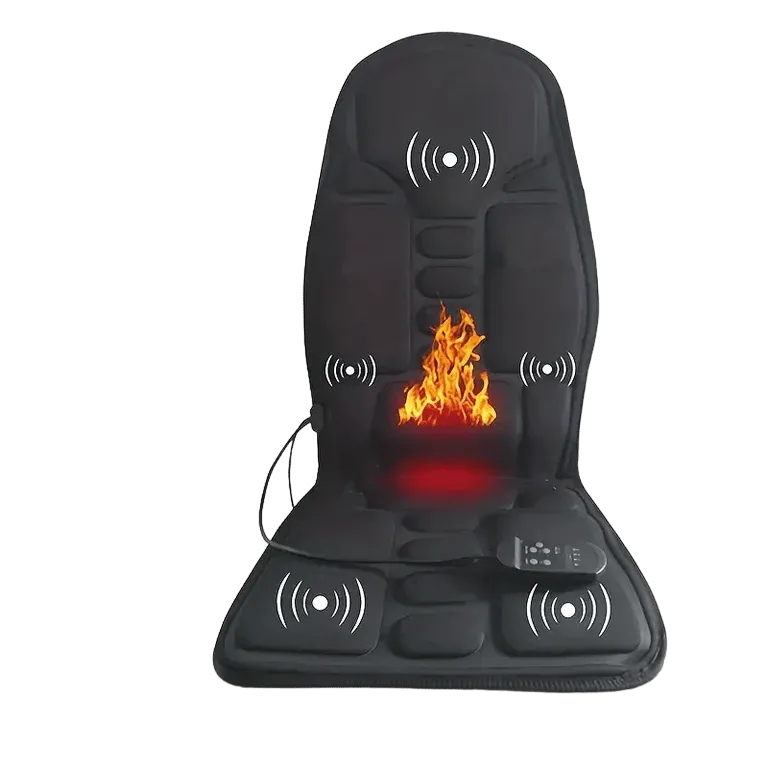 Home Massage Heating Cushion: 5 Motor Vibration, 3 Hot Seat – AuraOfTech