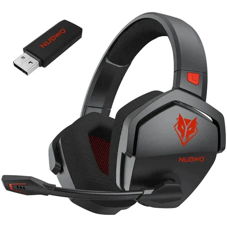 Dual-Mode Wireless Gaming Headset with Microphone – AuraOfTech