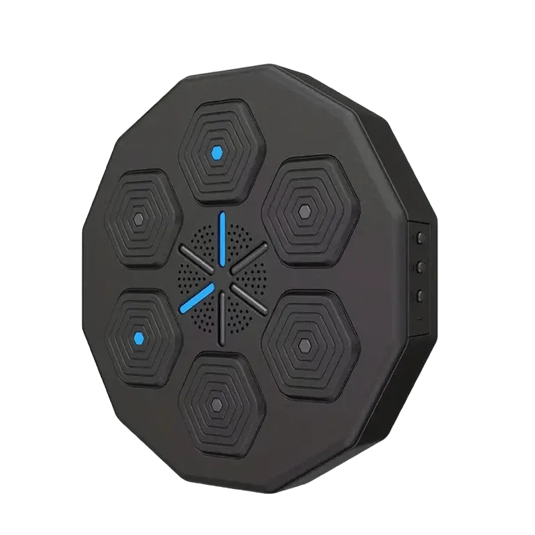 Wall-Mounted Electronic Boxing Trainer: Smart Music Integration, LED Punching Lights – AuraOfTech