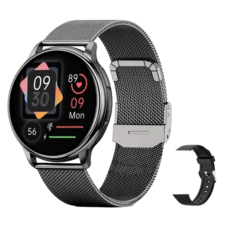 Elegance Smartwatch - Bluetooth Calling, Fitness Tracking – AuraOfTech