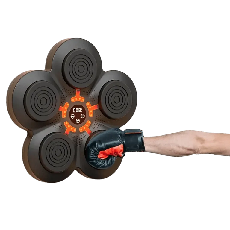 Smart Music Boxing Machine Wall Target: LED Lighted Sandbag, Smart Music Integration – AuraOfTech