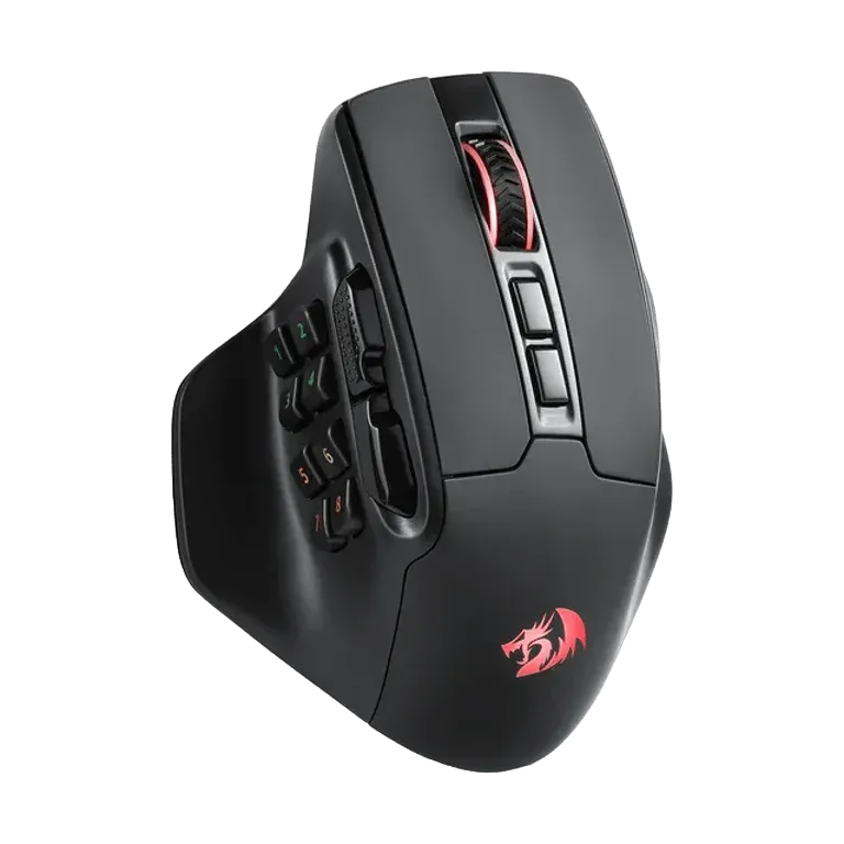 Wireless MMO Gaming Mouse with 15 Programmable Buttons – AuraOfTech