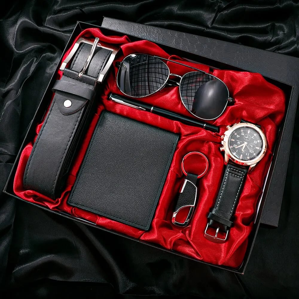 6-in-1 Luxury Men's Business Gift Set – AuraOfTech