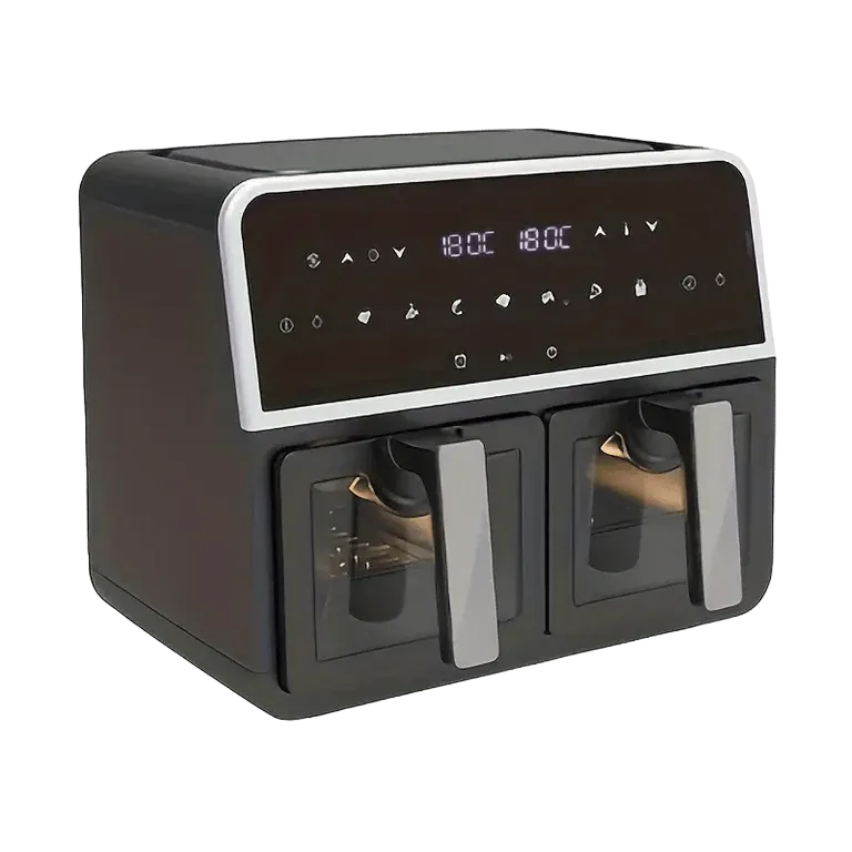 2.38gal Dual Basket Air Fryer - Multifunctional Electric Oven – AuraOfTech