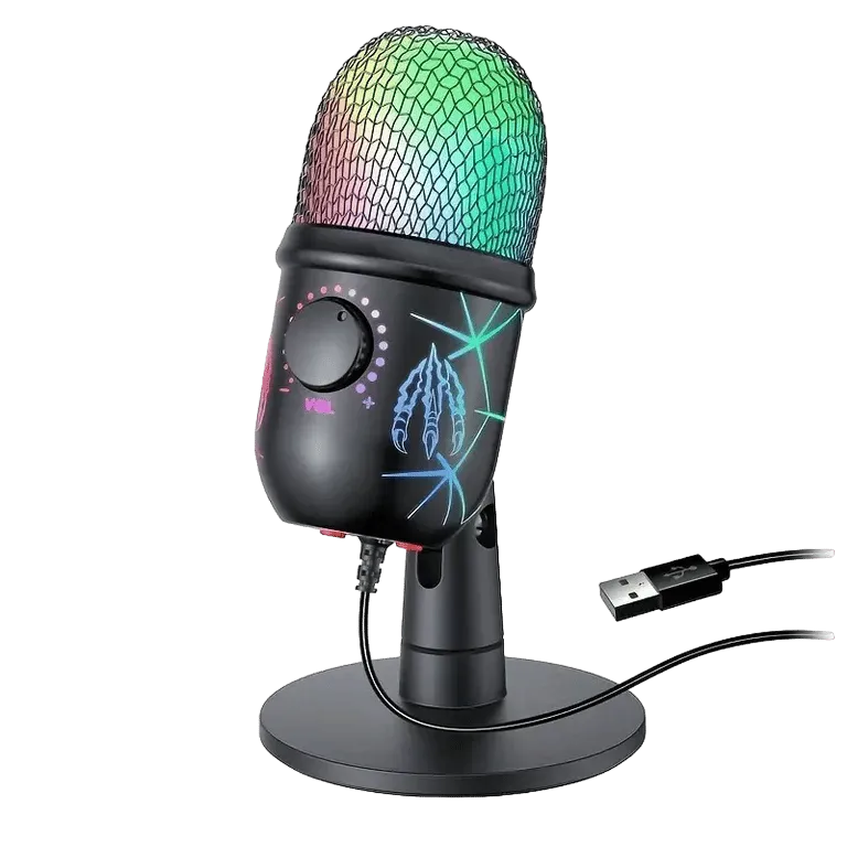 Pro USB Condenser Microphone - Professional Grade Recording and Dynamic RGB Lighting – AuraOfTech