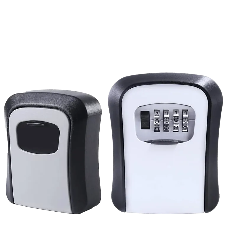 4 Digit Wall Mount Key Lock Box - Large Capacity Key Safe for Home and Office Security – AuraOfTech