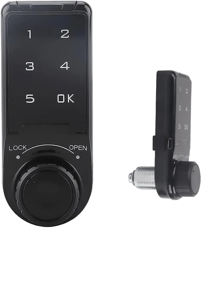 Electronic Password Door Lock Touch Screen Security for Wooden Cabinets – AuraOfTech