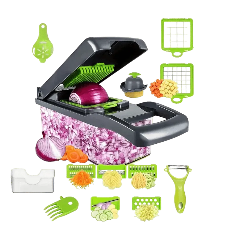 14 in 1 Vegetable Chopper Onion Chopper Grater Slicer Dicer – AuraOfTech