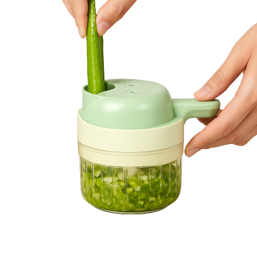 4 in 1 Handheld Electric Vegetable Slicer USB Rechargeable – AuraOfTech