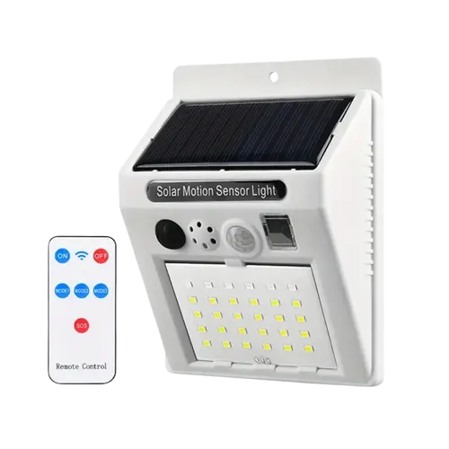 Waterproof Solar Security Light Alarm - PIR Motion Sensor, 129dB Loud Siren, Outdoor Protection – AuraOfTech