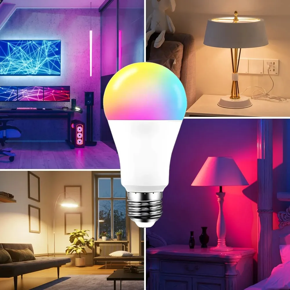 WiFi Smart Dimmable Bulb - Control Intensity and Colors – AuraOfTech