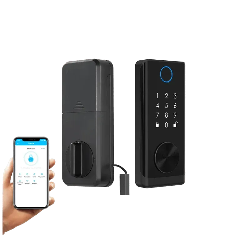 Smart Fingerprint Door Lock | OLED Display, Auto Lock, DIY Install – AuraOfTech