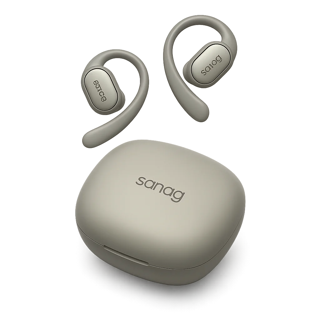 Open Ear Bluetooth 5.4 Wireless Headphones, HiFi Sound TWS Earbuds, 8 Hours Playback – AuraOfTech