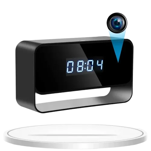 Mini Camera Alarm Clock 1080P HD WiFi IR Night Vision Motion Detection – AuraOfTech