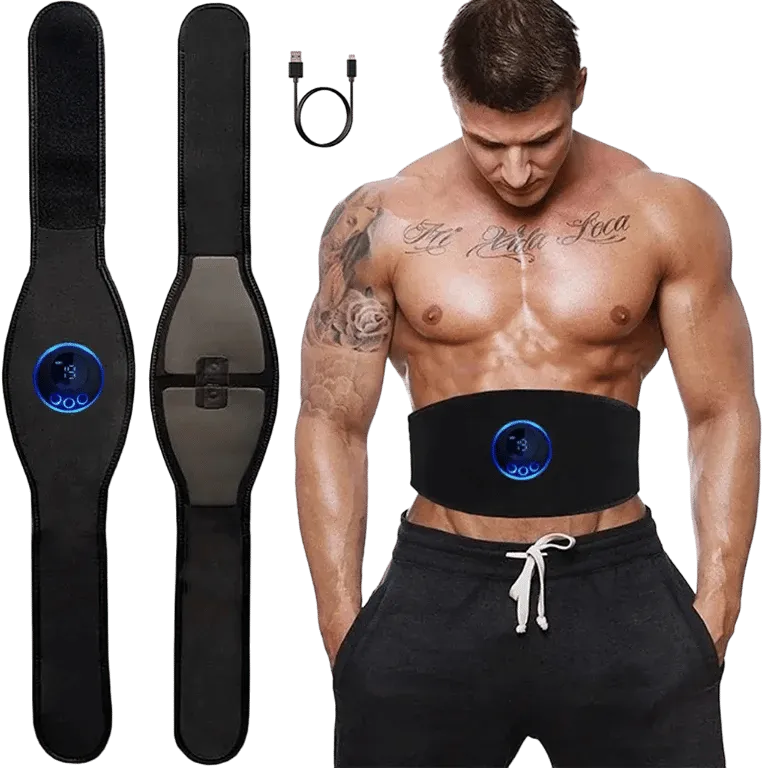 EMS Abdominal Toning Belt for Muscle Strengthening – AuraOfTech