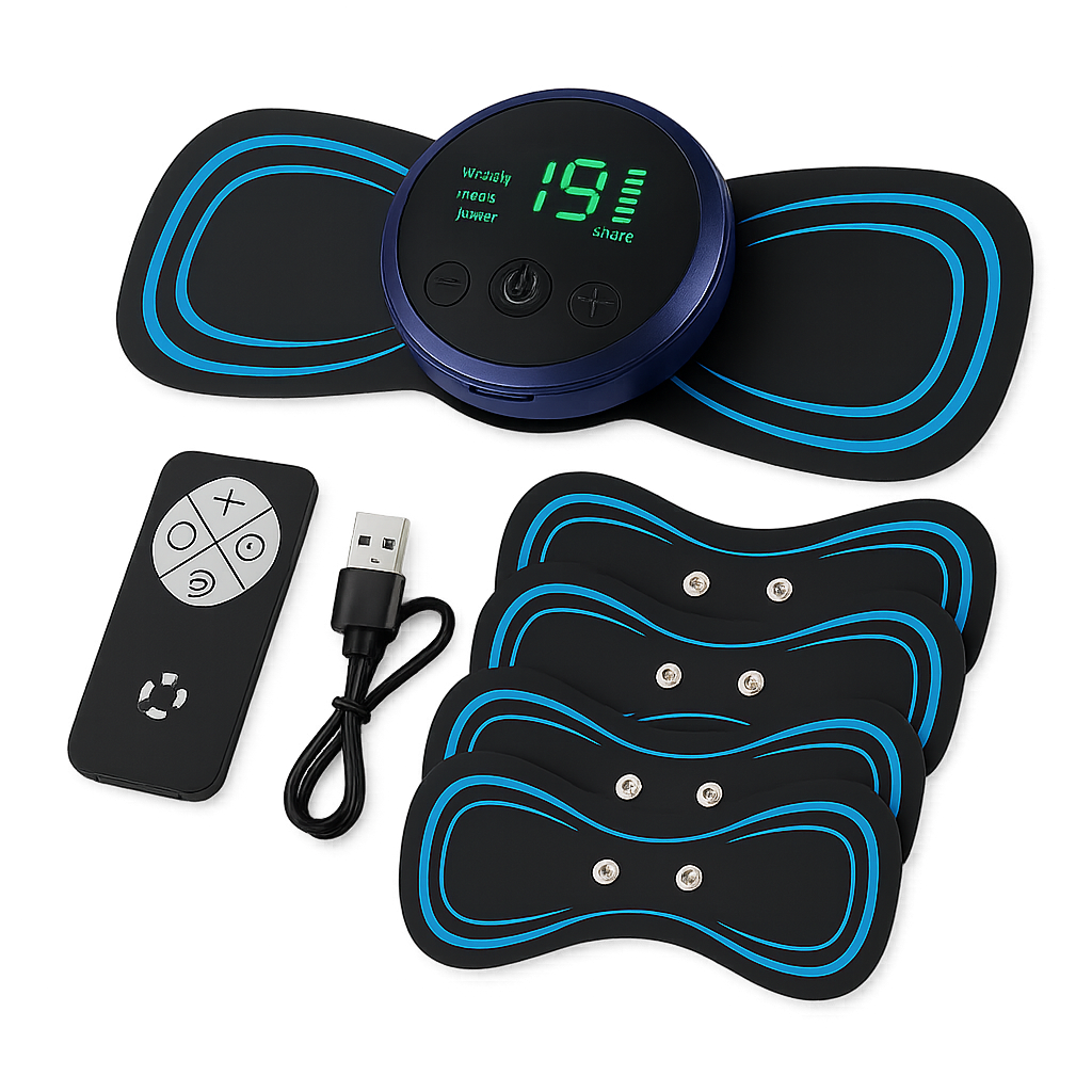 Portable EMS Neck Massager - Muscle Pain Relief and Relaxation – AuraOfTech