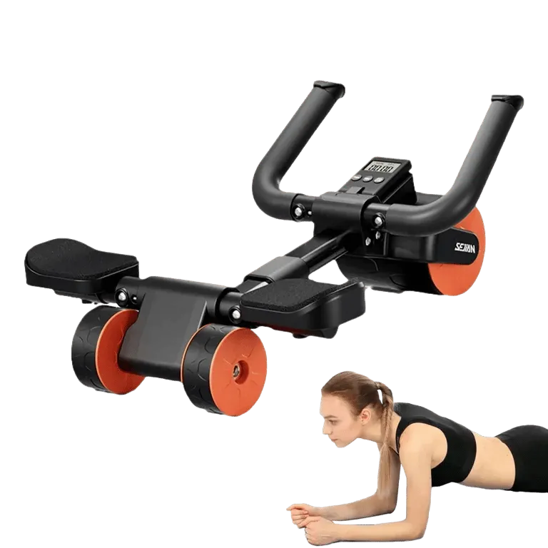 3-Wheel Ab Roller with Elbow Support - Improve Core Strength and Muscle Tone – AuraOfTech