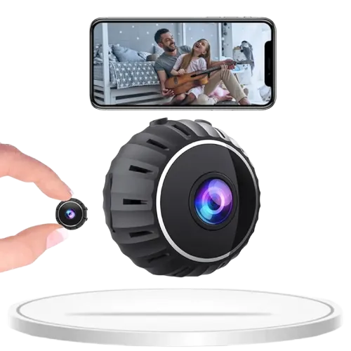 1080P HD Mini WiFi Camera - Indoor Security with Motion Detection & Night Vision – AuraOfTech