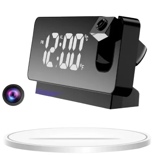 Mini Clock Camera 1080P HD with Motion Detection – AuraOfTech