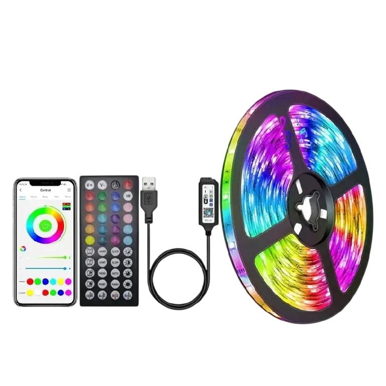 USB LED Strip Lights Color Changing RGB Flexible Room Decoration – AuraOfTech