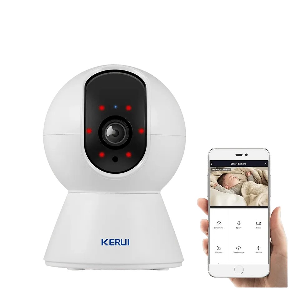 8MP 4K UHD Smart IP Camera - WiFi, Auto Tracking, Clear Night Vision – AuraOfTech