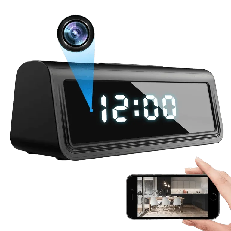 4K 1080P Mini Camera Wifi Clock DVR - Home Security – AuraOfTech