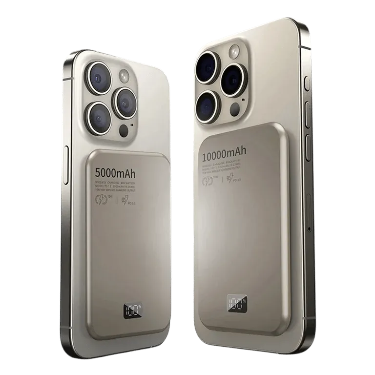 5000mAh Magnetic Wireless Power Bank PD20W Fast Charging – AuraOfTech