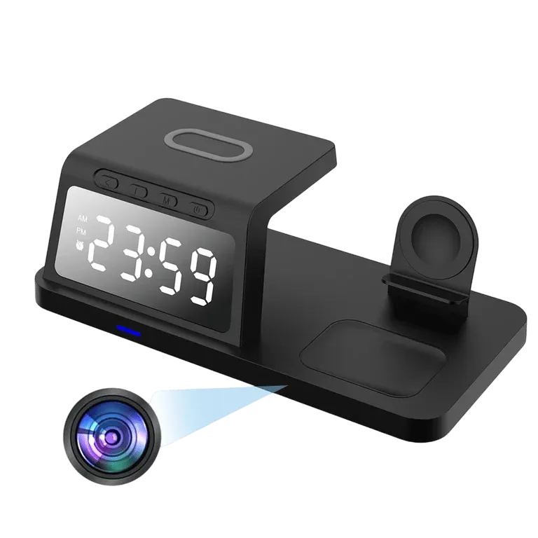 4K/1080P HD 3-in-1 WiFi Wireless Charger Camera – AuraOfTech