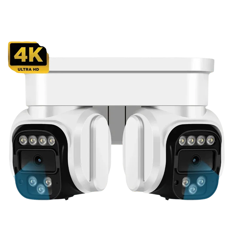 8MP HD Dual Camera WiFi with AI Human Detection & 10X Zoom – AuraOfTech