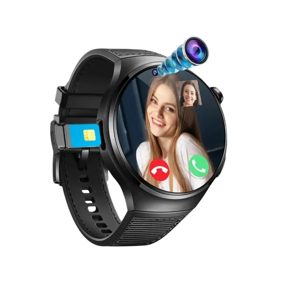 4G Smartwatch with Dual Cameras, HD Display, GPS Tracking – AuraOfTech