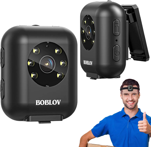 1080P Mini Body Camera with 5-Hour Battery – Expandable Storage Options – AuraOfTech