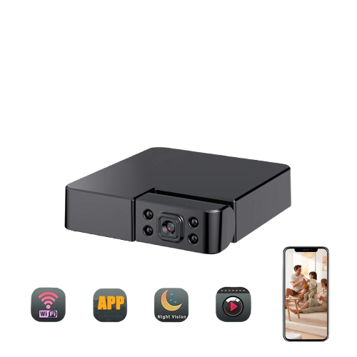 WiFi Mini Camera with Motion Detection – Indoor Surveillance Device for Secure Monitoring – AuraOfTech
