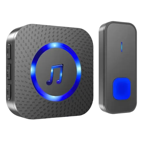 Wireless Doorbell Kit, 1,000ft Range, 55 Chimes – AuraOfTech